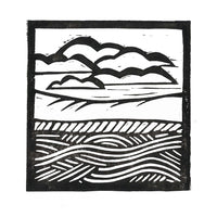 Crow Head from Dursey Island | Handprinted Orginal Lino Cut Print